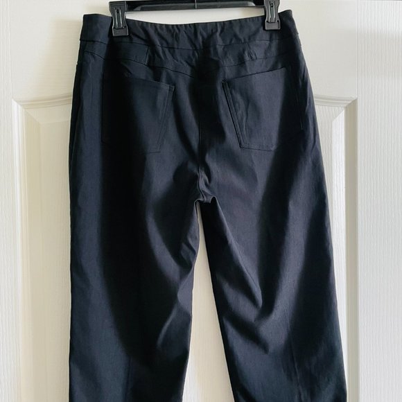 Drapers & Damons Comfort Pull-on Stretchy Black Pants Size M - Picture 4 of 7